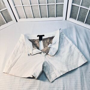 White House Black Market Woman’s  Flat Front Chino Mid Rise Size 0